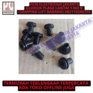 karet pelindung bulat lubang black box kotak hitam plastik serbaguna
