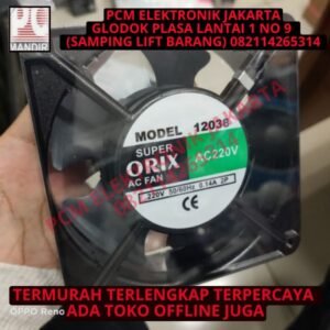 fan kipas ac orix 220v 220volt 220 volt+kabel+ram+baut sudah jadi