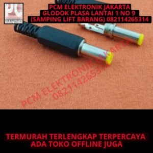 jack dc 2.1 yellow strip kuning