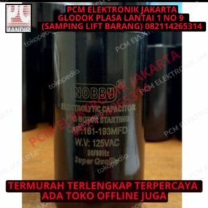 kapasitor starting 161-193uf 125v 125volt 125 volt 193 uf 193mfd nobby