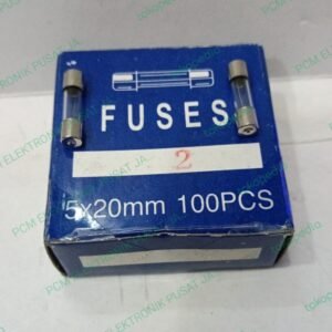2474 fuse sekering sikring fius 5x20 kecil 5 x 20 mm 2a 2ampere