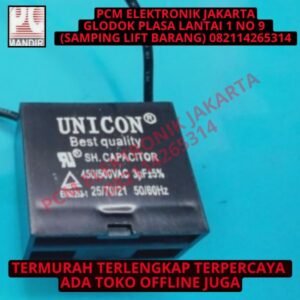 kapasitor capacitor ac running unicon 3uf 3 uf 500vac 500 vac 500v