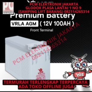 Aki Battery Baterai VOZ 100 Ah 12V 12 volt 100 ampere terminal depan