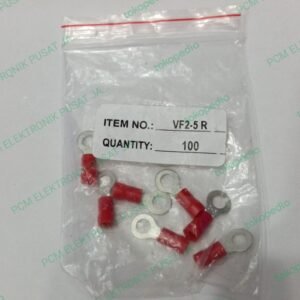 1708 skun schoon sepatu kabel ring bulat vf2-5 r 2-5 5mm red merah