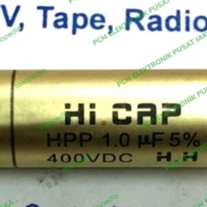 kapasitor nonpolar hi cap gold hicap 1uf 1 uf 400v 400 volt 400volt