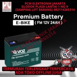 aki accu voz baterai battery ebike sepeda motor listrik 24ah 12volt