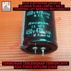elco 470uf 470 uf 450v 450volt 450 volt rucycan asli