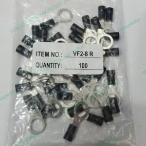 1720 skun schoon sepatu kabel ring bulat vf2-8 bk 2-8 8mm 8 mm hitam