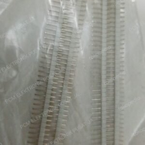 1416  tulang ikan pin header male jarum 1x40 1*40 1 x 40 putih white