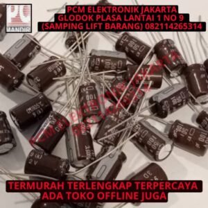 Kapasitor Capacitor ELCO 100uf 50v / 100 uf 50 v / 100uf/50v