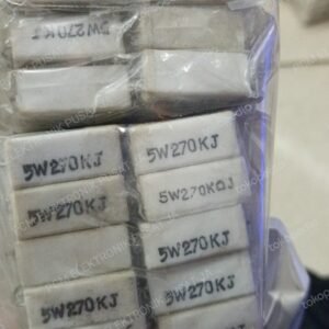 1995 resistor r5w 5watt 5 watt 5w270kj 5w 270k 270kj 5w270k 5w270krj
