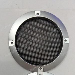 1767 tutup penutup spiker speaker grill 3inch 3 inch besi silver 9cm