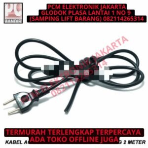 kabel ac bulat buntung 2meter 2m 2 meter bagus