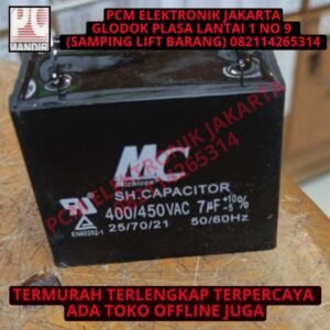 kapasitor capacitor ac 7uf 7 uf 450volt 450v 450vac 450 vac kotak mc