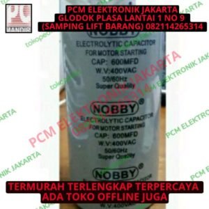 kapasitor Starting 600uf 450v 450volt 450 volt 600 uf mfd 600mfd nobby