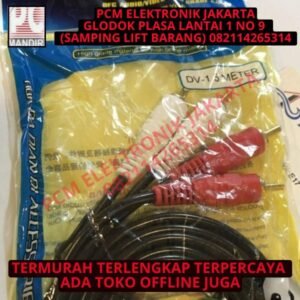 kabel rca xuliu 2-2 15 m / kabel 2-2 rca to rca / kabel audio aux