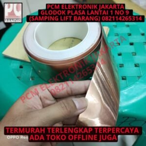 copper foil tape besar copper tape besar lakban tembaga 50mm 5cm 25m