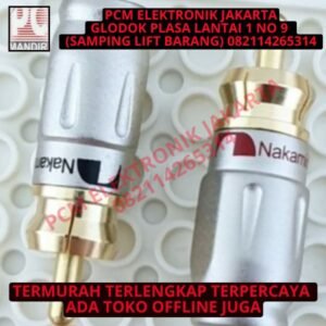 jack rca nakamichi silver gold pin terbaik di kelasnya