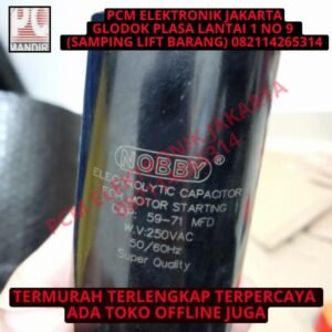 kapasitor starting 59-71uf 250v 250volt 250 volt 71 uf mfd 71mfd nobby