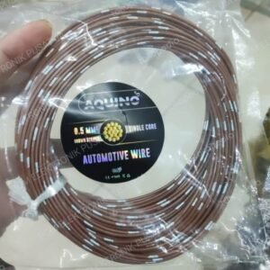 kabel automltive bintik 0.5mm 0,5mm 0.5 0,5 mm 20 meter aquino coklat