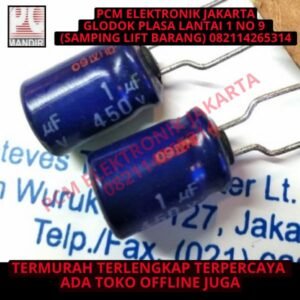 elco elko 3.3uf 3.3 uf 450v 450volt 450 volt panasonic bisa buat 250v