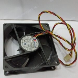 1670 exhaust fan kipas pendingin tc 12v 12vdc 8cm 8 cm 8x8 3 kabel pin