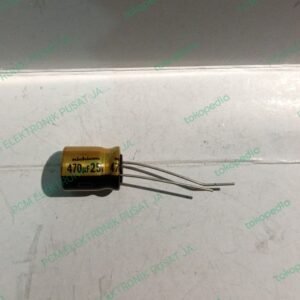 2589 elco elko kapasitor 470uf 470 uf 25v 25volt 25 volt nichicon fw