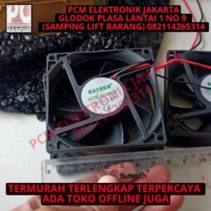 cooling fan exhaust kipas pendingin dc 8x8cm 8 x 8 cm 12v 8cm 12volt