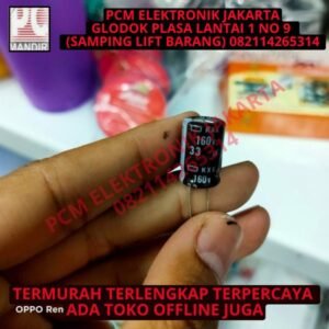 elco 33uf 33 uf 160v 160volt 160 v volt nipon chemicon asli original