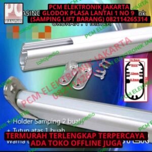 casing alumunium aluminium for hard strip led oval 1m 1meter 1 meter