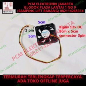 exhaust fan kipas pendingin rapid 5cm 12v 5 cm 5x5cm 5x5 12volt