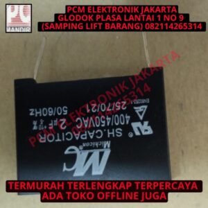 kapasitor ac 2uf 2 uf 450vac 450 vac 450volt volt 450v mc kaki kawat