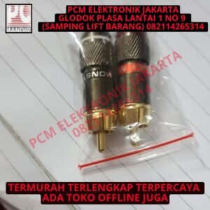 jack rca monster gold snake 1set 1 set pasangan