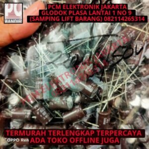 elco elko 220uf 220 uf 50v 50volt 50 v volt nipon chemicon asli