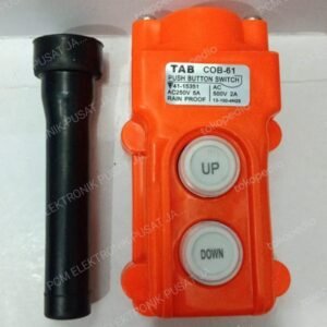 2840 push button switch tab hoist cob-61 up down 2 tombol lift