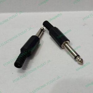 1791 jack jeck kepala konektor connector akai gitar mic mono plastik