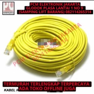 kabel ethernet lan rj45 rj 45 male male 5m 5meter 5 meter kuning