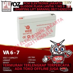 Aki Battery Baterai VOZ 6v 7Ah 7 ah Mobil Mainan Motor 6volt 6 volt