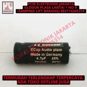 kapasitor capacitor high end audio 4.7uf 4.7 uf 4u7 70vdc mundorf