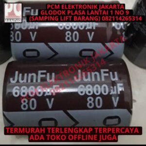 elco 6800uf 6800 uf 80v 80volt 80 v volt junfu korea asli