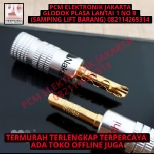 jack jek banana plug nakamichi 01 gold plated civic swiss