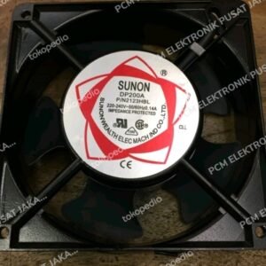 fan kipas sunon ball bearing label hijau 12cm 12x12 12 cm 220v ac