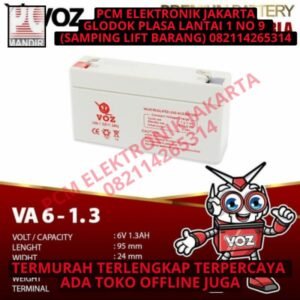 aki accu voz battery baterai batre 6v 6volt 6 volt 1.3ah 1.3 ah agm