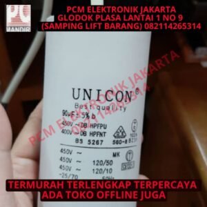 kapasitor running 90uf 90mf 90mikro 90 uf mf mikro 450v 450volt unicon