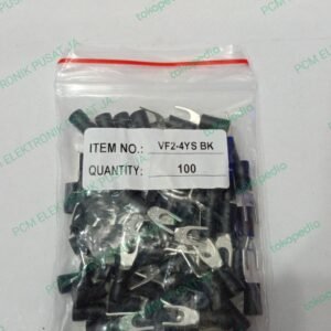 1712 skun schoon sepatu kabel y v vf2-4ys bk 2-4 4mm 4 mm hitam black
