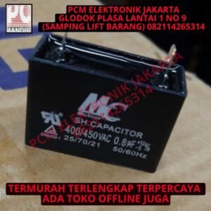 kapasitor capacitor ac 0.8uf 450volt 450v 450vac 450 vac kotak mc