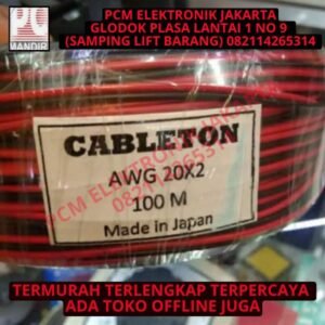 kabel awg2x20 awg 2x20 100meter 100 meter 100m 1roll 1 roll