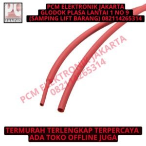 Heatshrink Merah Ecer 5 mm @ 1 meter ( Selongsong Bakar )