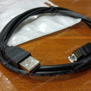 1488 kabel usb printer hitam taiwan type tipe a to b 1meter 1m 1 meter