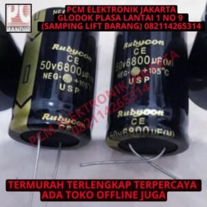 elco 6800uf 6800 uf 50v 50volt 50 volt rubycon rubicon gold asli